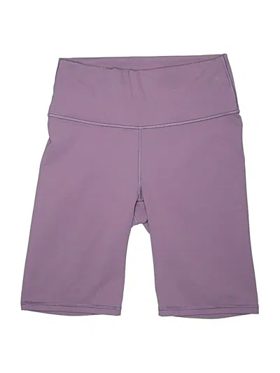 Pre-owned Fabletics Athletic Shorts In Purple