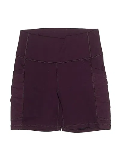 Pre-owned Fabletics Athletic Shorts In Purple