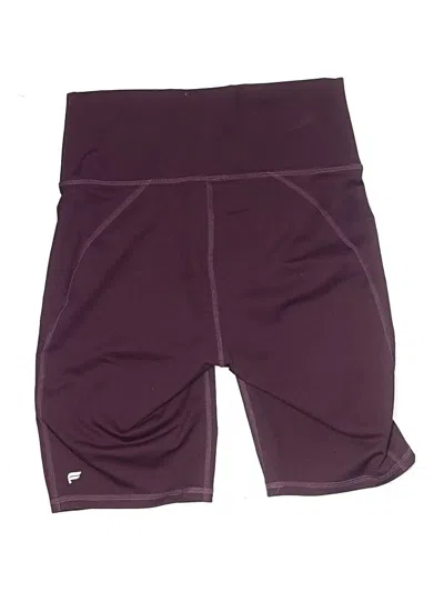 Pre-owned Fabletics Athletic Shorts In Purple