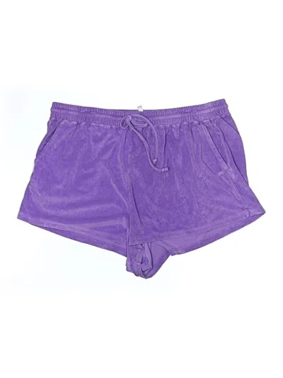 Pre-owned Fabletics Athletic Shorts In Purple
