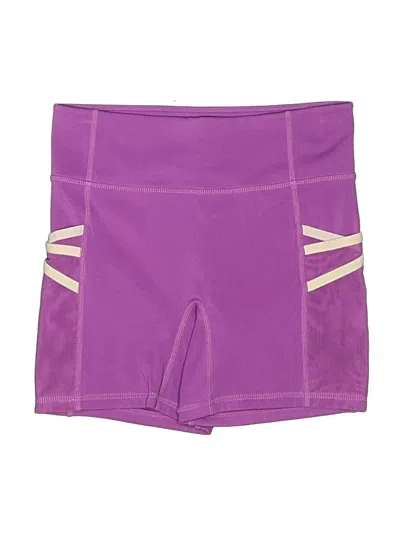 Pre-owned Fabletics Athletic Shorts In Purple