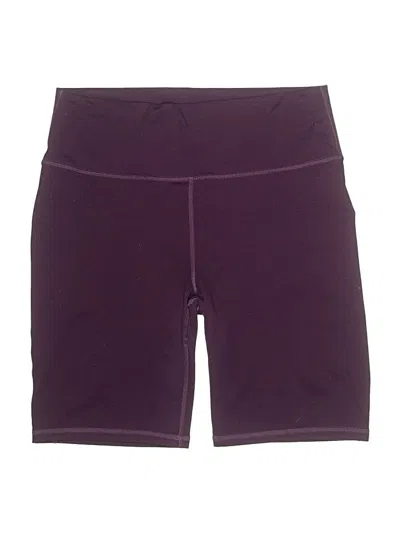 Pre-owned Fabletics Athletic Shorts In Purple