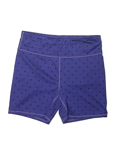 Pre-owned Fabletics Athletic Shorts In Purple