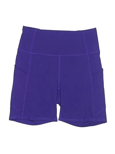 Pre-owned Fabletics Athletic Shorts In Purple