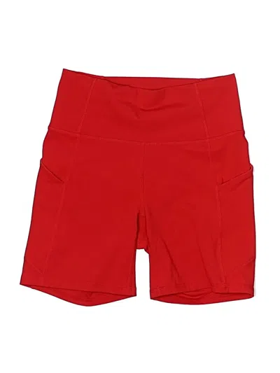 Pre-owned Fabletics Athletic Shorts In Red