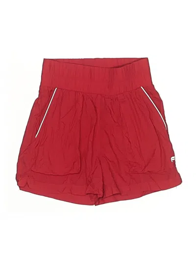 Pre-owned Fabletics Athletic Shorts In Red