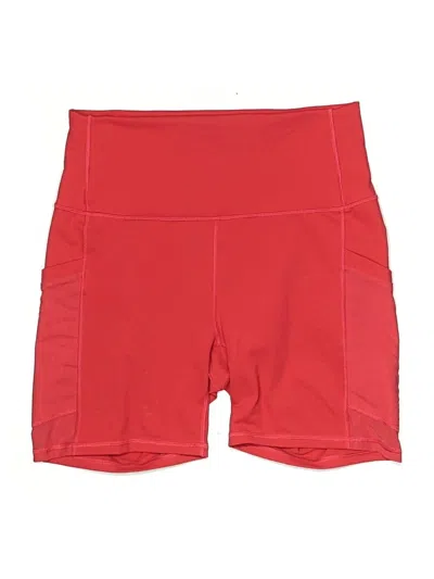 Pre-owned Fabletics Athletic Shorts In Red