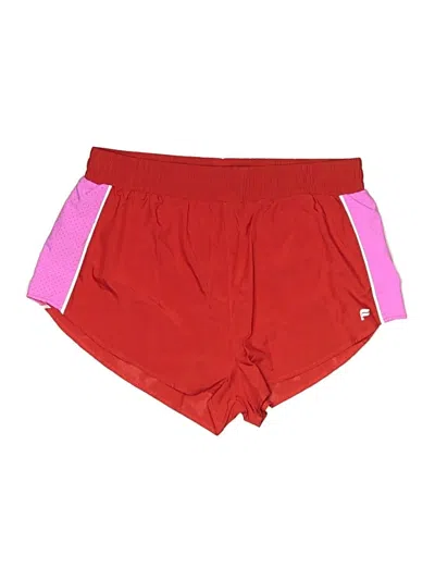 Pre-owned Fabletics Athletic Shorts In Red