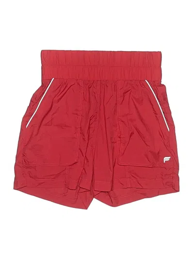 Pre-owned Fabletics Athletic Shorts In Red