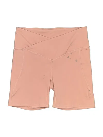 Pre-owned Fabletics Athletic Shorts In Tan