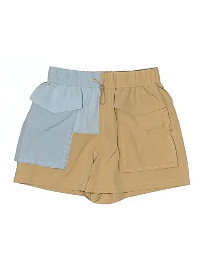 Pre-owned Fabletics Athletic Shorts In Tan