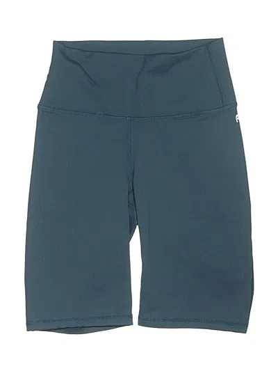 Pre-owned Fabletics Athletic Shorts In Teal