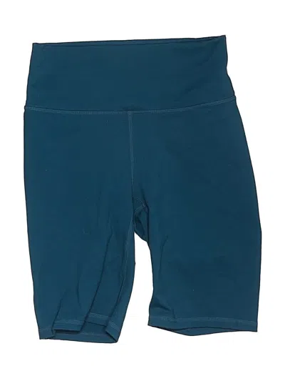 Pre-owned Fabletics Athletic Shorts In Teal