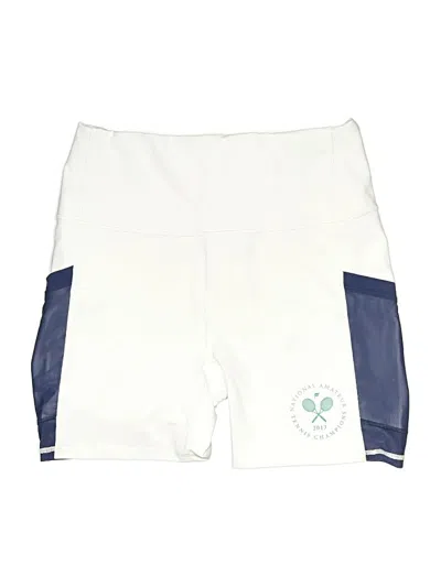 Pre-owned Fabletics Athletic Shorts In White