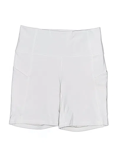 Pre-owned Fabletics Athletic Shorts In White