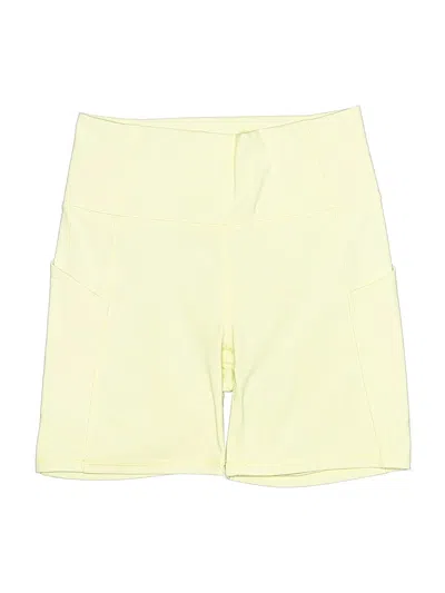 Pre-owned Fabletics Athletic Shorts In Yellow