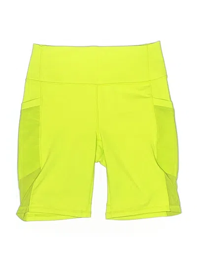 Pre-owned Fabletics Athletic Shorts In Yellow