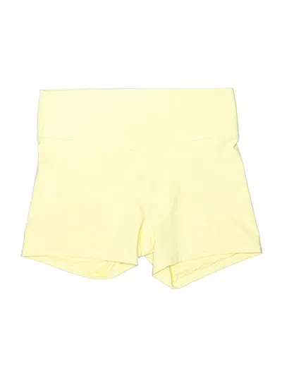 Pre-owned Fabletics Athletic Shorts In Yellow