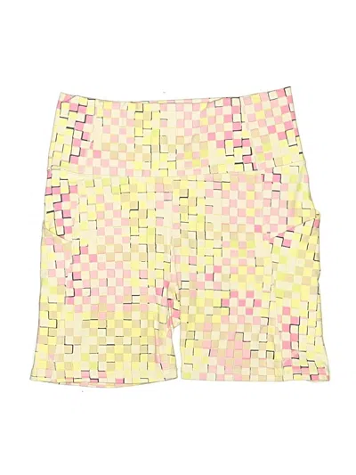 Pre-owned Fabletics Athletic Shorts In Yellow