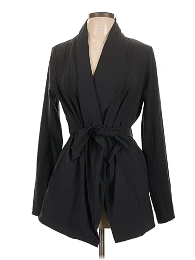 Pre-owned Fabletics Blazer Jacket In Black
