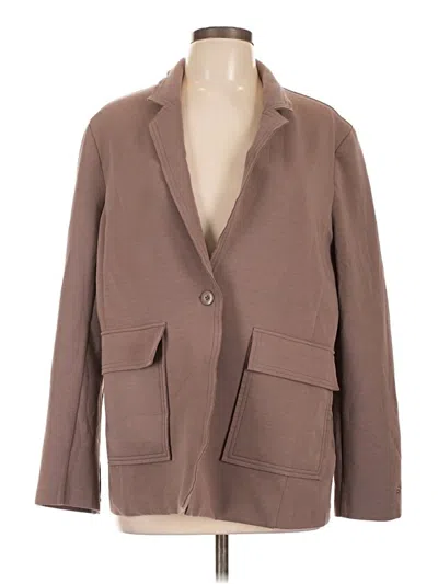 Pre-owned Fabletics Blazer Jacket In Brown