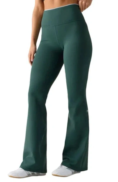 Fabletics Boost Powerhold High-waisted Flare Pant In Green