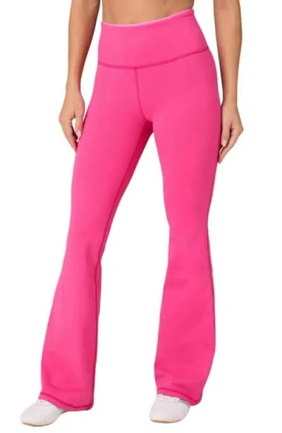 Fabletics Boost Powerhold High-waisted Flare Pant In Pink
