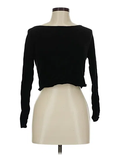 Pre-owned Fabletics Cardigan Sweater In Black