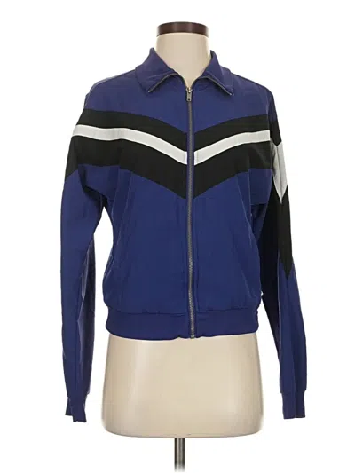 Pre-owned Fabletics Cardigan Sweater In Blue