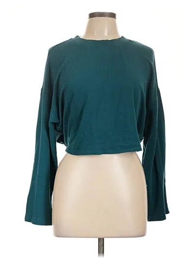 Pre-owned Fabletics Cardigan Sweater In Blue