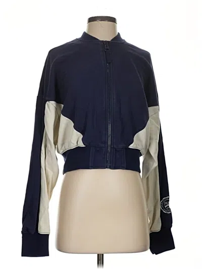 Pre-owned Fabletics Cardigan Sweater In Blue