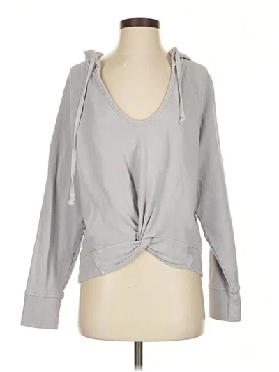 Pre-owned Fabletics Cardigan Sweater In Gray