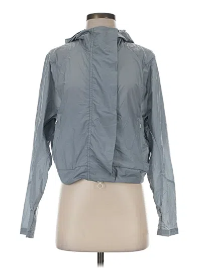 Pre-owned Fabletics Cardigan Sweater In Gray