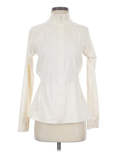 Pre-owned Fabletics Cardigan Sweater In Ivory