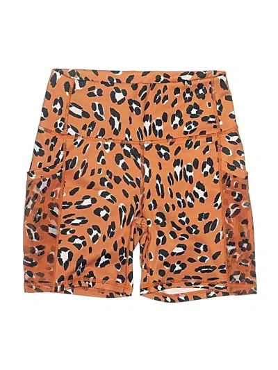 Pre-owned Fabletics Cargo Shorts In Orange