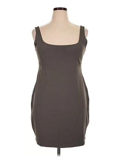 Pre-owned Fabletics Casual Dress In Brown