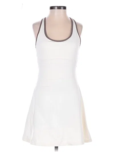 Pre-owned Fabletics Casual Dress In Ivory