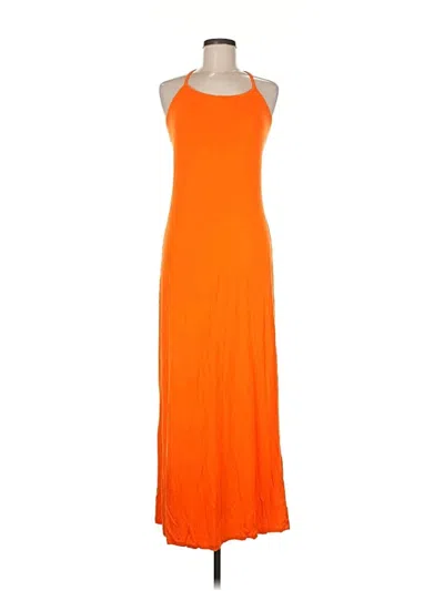 Pre-owned Fabletics Casual Dress In Orange