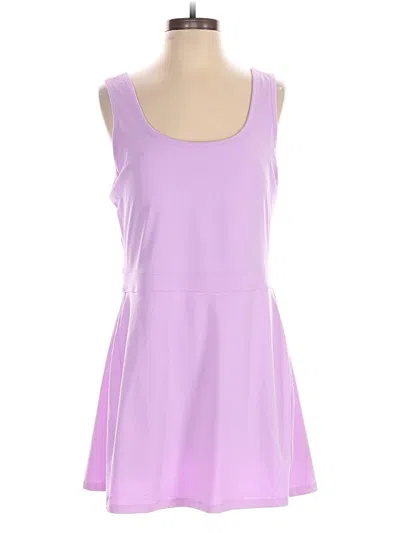 Pre-owned Fabletics Casual Dress In Purple