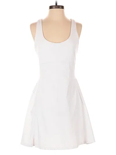Pre-owned Fabletics Casual Dress In White