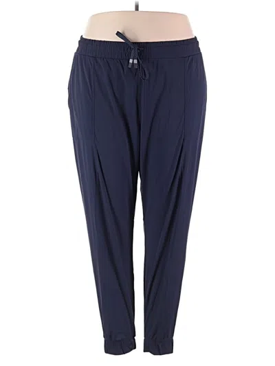 Pre-owned Fabletics Casual Pants In Blue