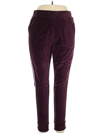 Pre-owned Fabletics Casual Pants In Burgundy