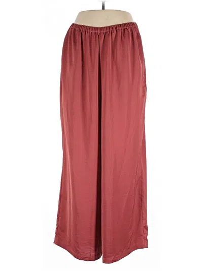 Pre-owned Fabletics Casual Pants In Burgundy