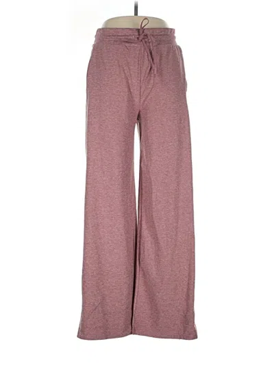 Pre-owned Fabletics Casual Pants In Burgundy