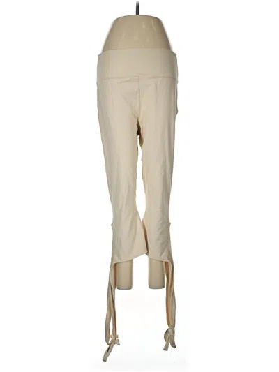 Pre-owned Fabletics Casual Pants In Ivory