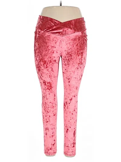 Pre-owned Fabletics Casual Pants In Pink