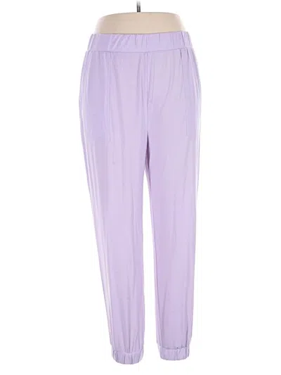 Pre-owned Fabletics Casual Pants In Purple