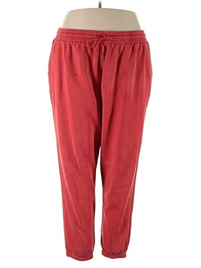 Pre-owned Fabletics Casual Pants In Red