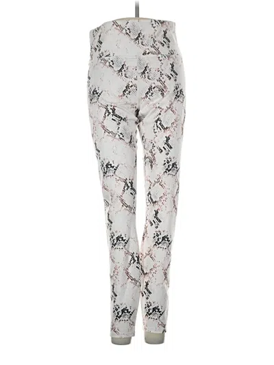 Pre-owned Fabletics Casual Pants In Silver