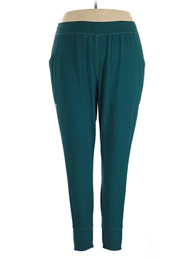 Pre-owned Fabletics Casual Pants In Teal